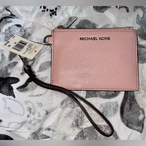 Small MK coin purse in the color Smoky Rose
